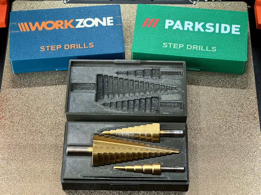 Hộp nhỏ gọn cho bộ mũi khoan bậc (tùy chỉnh) - Image 1