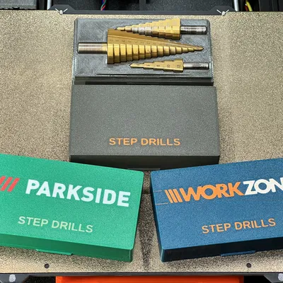 Hộp nhỏ gọn cho bộ mũi khoan bậc (tùy chỉnh)