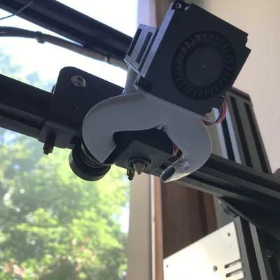 Quạt tản nhiệt Mini-Me v4 cho Ender3 (Dùng đồ zin, 5015, Không cần hàn, Tháo lắp dễ dàng)