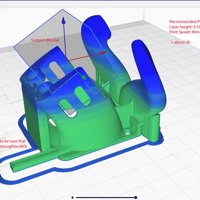 Quạt tản nhiệt Mini-Me v4 cho Ender3 (Dùng đồ zin, 5015, Không cần hàn, Tháo lắp dễ dàng)