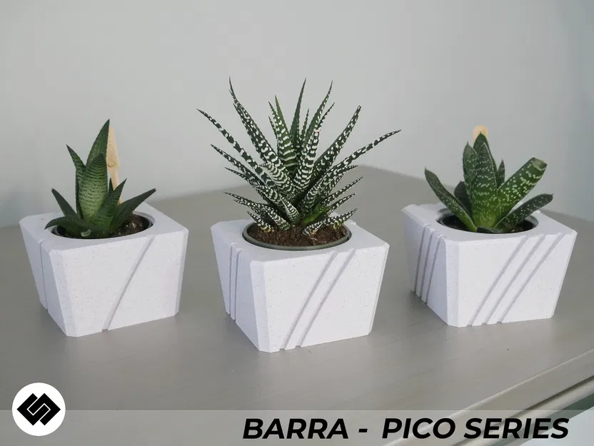 Bộ Ba Chậu Cây Barra Series - Image 2