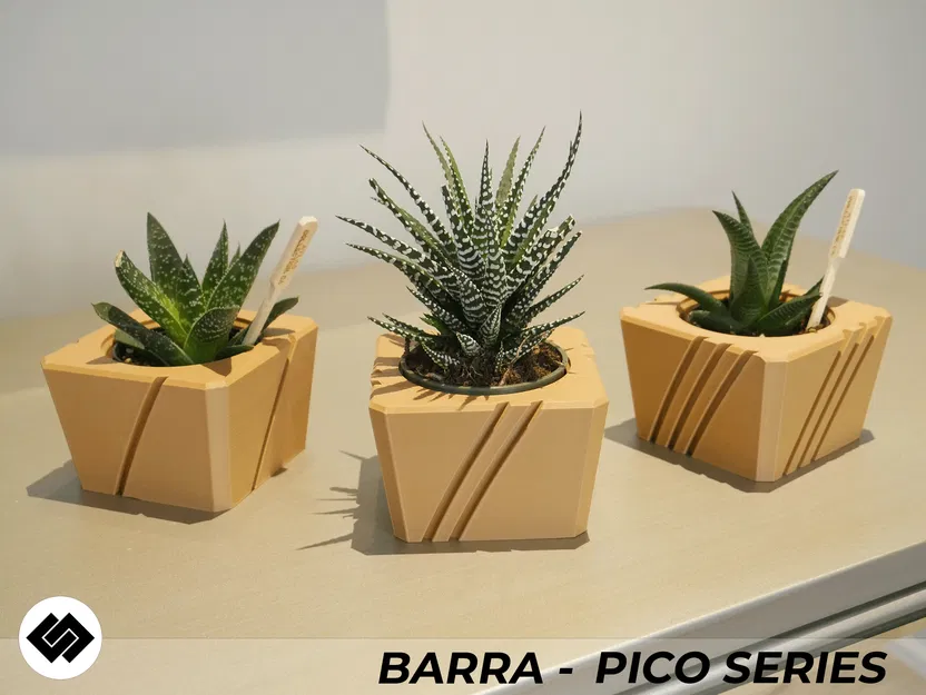 Bộ Ba Chậu Cây Barra Series - Image 3