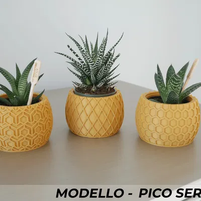 Bộ Chậu Cây Modello Series Ba Mẫu