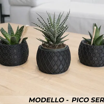 Bộ Chậu Cây Modello Series Ba Mẫu