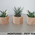 Bộ Chậu Cây Montuoso Series Triple Planter Set - Thumbnail 1