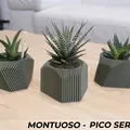 Bộ Chậu Cây Montuoso Series Triple Planter Set - Thumbnail 2