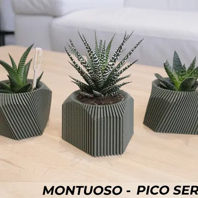 Bộ Chậu Cây Montuoso Series Triple Planter Set