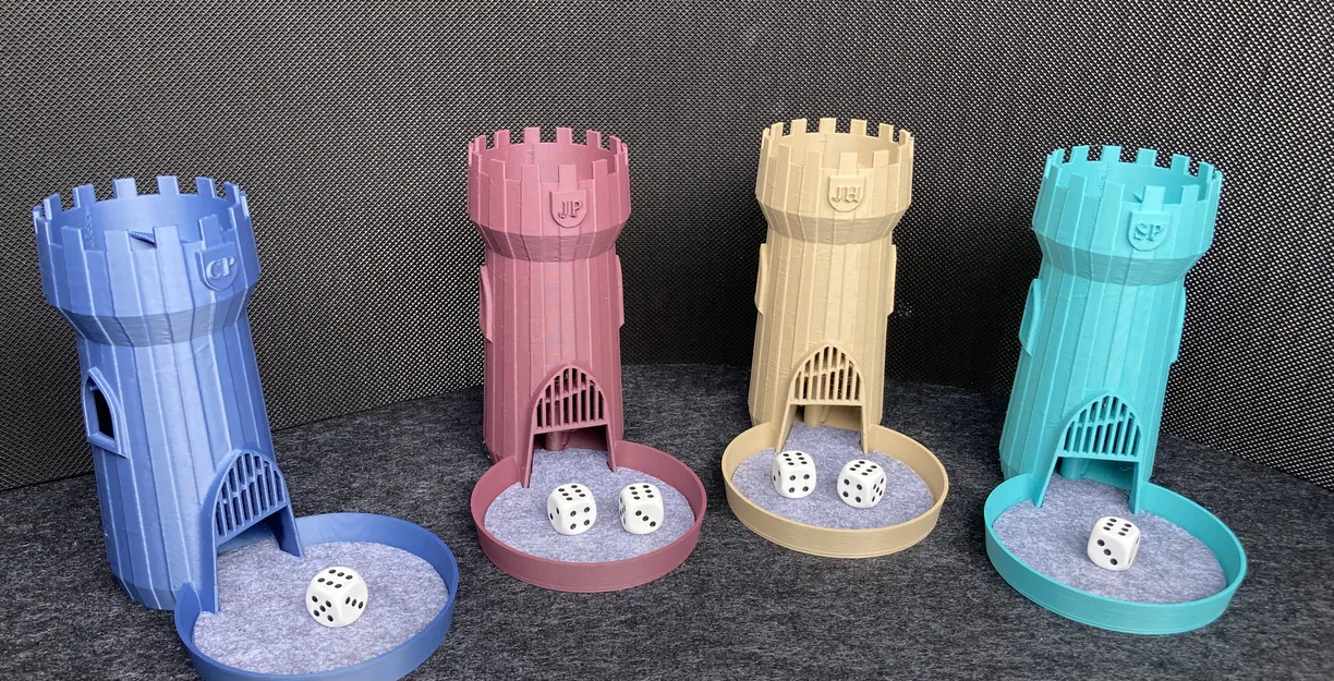 Tháp Xúc Xắc Còn Nữa - In Dễ, Không Cần Support - Image 1