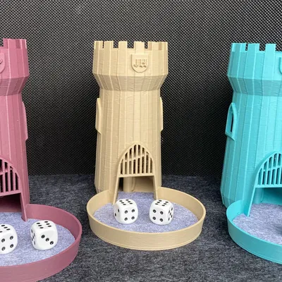 Tháp Xúc Xắc Còn Nữa - In Dễ, Không Cần Support