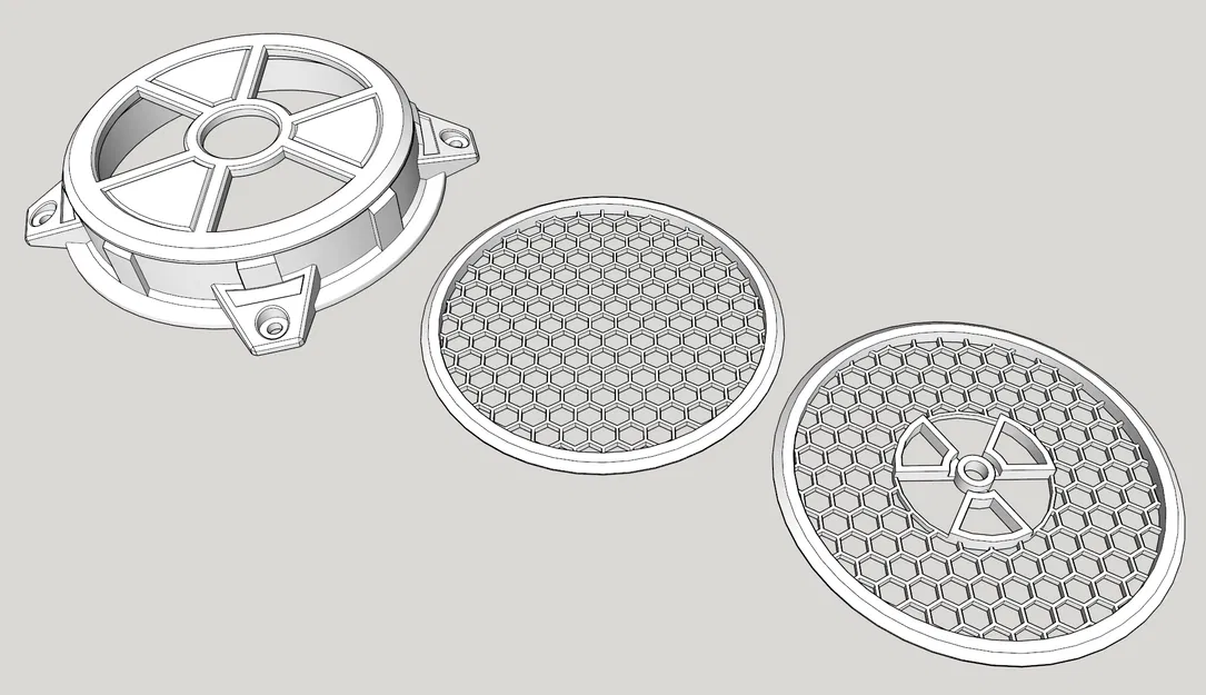 Lưới Tản Nhiệt Quạt PC 120mm - Image 1