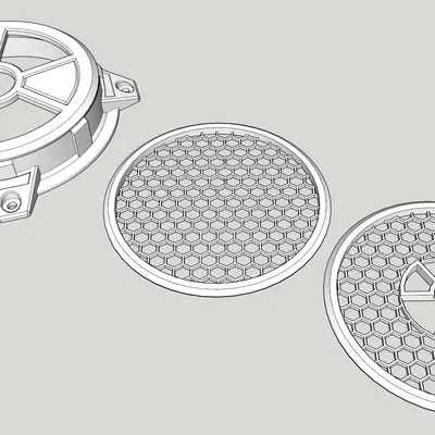 Lưới Tản Nhiệt Quạt PC 120mm