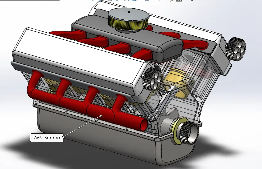 Mô Hình Động Cơ V8 - Image 1