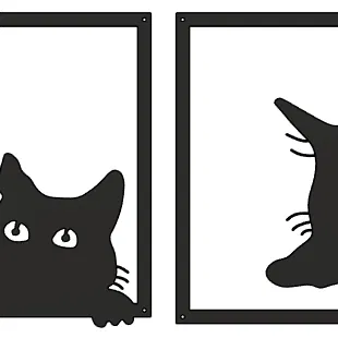 Tranh Treo Tường Mèo Ú òa