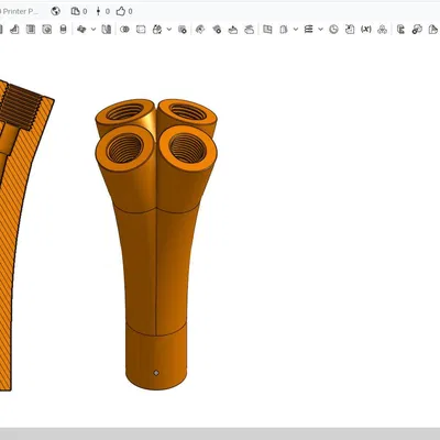 Bộ Chia Sợi In 3D 4 Chiều