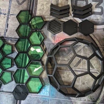 Mẫu Địa Hình Vòm (Dome Terrain) Tái Chế