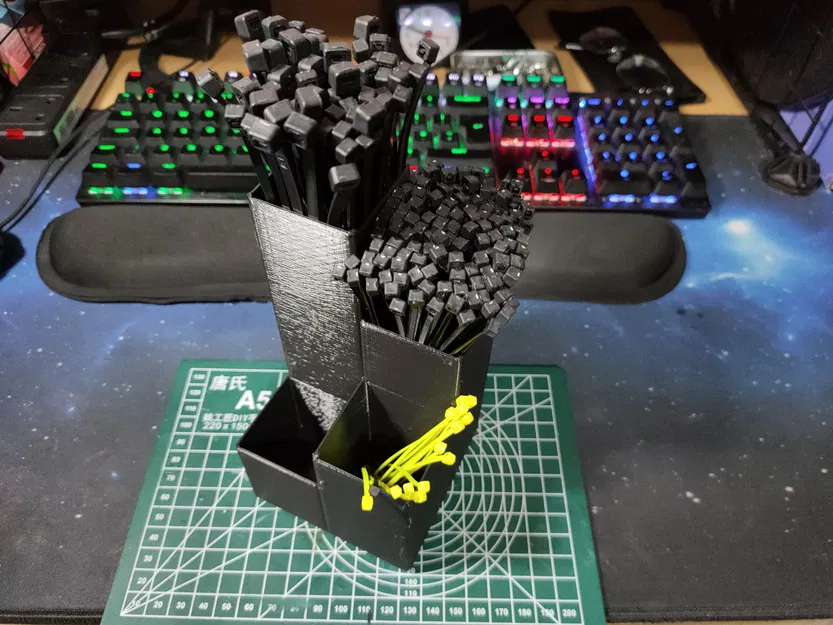 Hộp Đựng Dây Rút Zip Tie Theo Chuẩn Gridfinity - Image 1