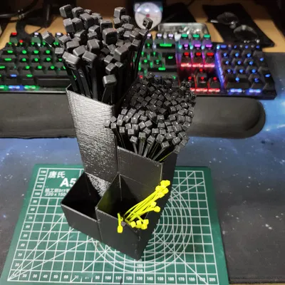 Hộp Đựng Dây Rút Zip Tie Theo Chuẩn Gridfinity