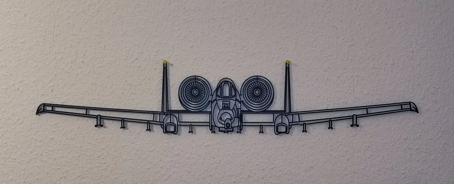 Warthog - Fairchild Republic A-10 Thunderbolt II (Tranh treo tường 2D) - Image 2