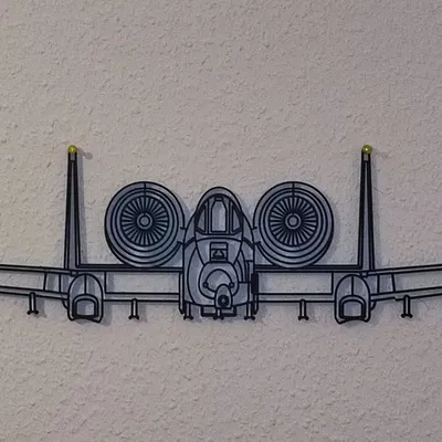 Warthog - Fairchild Republic A-10 Thunderbolt II (Tranh treo tường 2D)