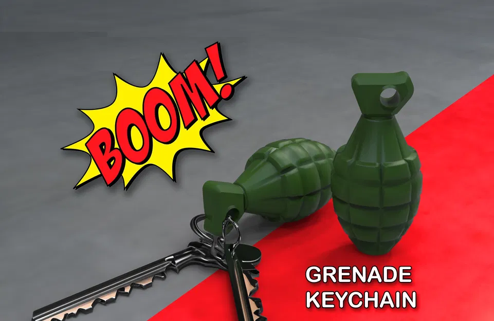 Móc Khóa Hình Lựu Đạn - Image 1