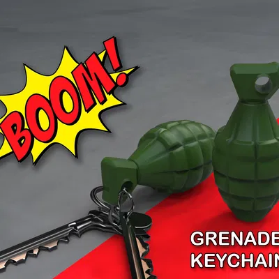 Móc Khóa Hình Lựu Đạn