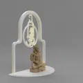 Mô hình Bệ thờ Thần Shiva in 3D có Biểu tượng Om và Thiết kế Trishul - Thumbnail 9
