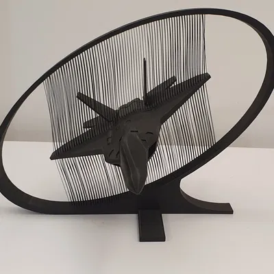 Mô hình F-22 Raptor - Nghệ thuật dây - Chế tác bay