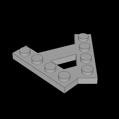 Tấm Lego Tương Thích (15706.dat) 1x4 Với Tấm 1x4 Ở Góc 45 Độ