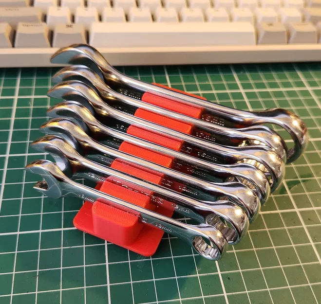 Hộp Đựng Cờ Lê Ngắn Theo Chuẩn Gridfinity - Image 1