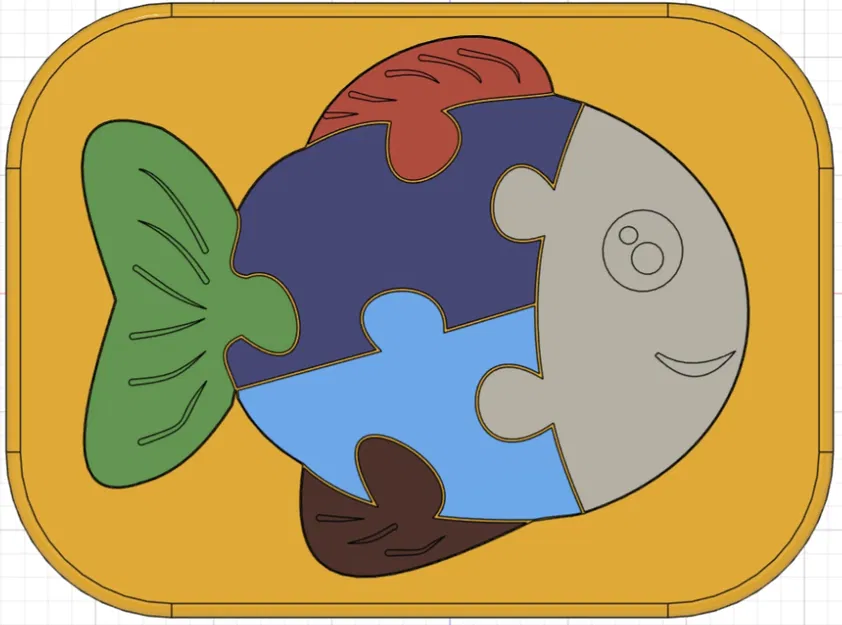 Puzzle cá cho bé - Image 3