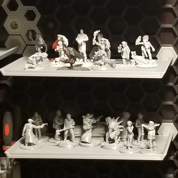 Kệ Honeycomb Treo Tường Có Gờ - Image 1