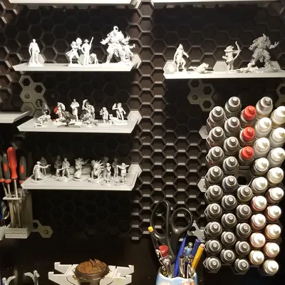 Kệ Honeycomb Treo Tường Có Gờ