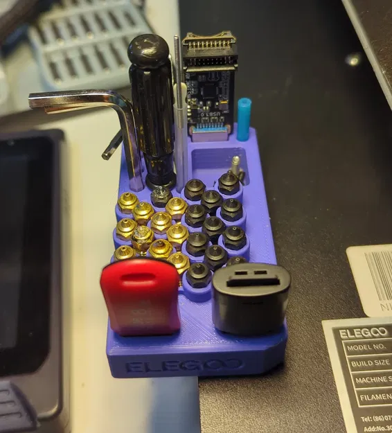 Giá Đỡ Nam Châm Đựng Dụng Cụ & Đầu Phun Cho Elegoo Neptune 3 4 Pro Plus Max - Image 1