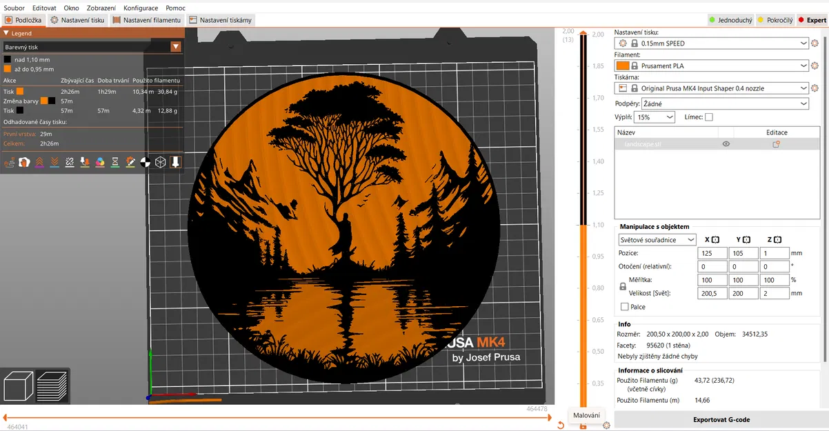 Tranh treo tường: Phong cảnh trong tâm trí anh ấy - Image 2