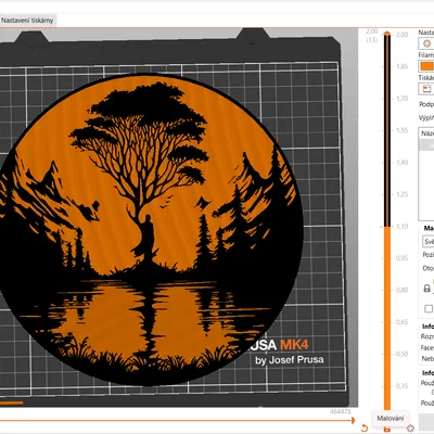 Tranh treo tường: Phong cảnh trong tâm trí anh ấy