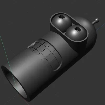 Nắp Van Presta Hình Đầu Bender Từ Futurama