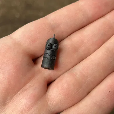 Nắp Van Presta Hình Đầu Bender Từ Futurama