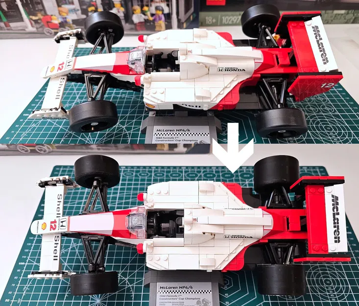 Lốp/Bánh xe chân thực cho xe LEGO 10330 McLaren Senna F1 - Image 3