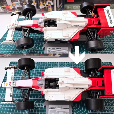 Lốp/Bánh xe chân thực cho xe LEGO 10330 McLaren Senna F1
