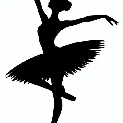 Khuôn cắt, tranh tường: Vũ công ballet 3