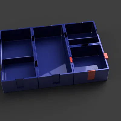 Khay Đựng Đồ Đa Năng / Hộp Tổ Chức Bàn Làm Việc 75mm