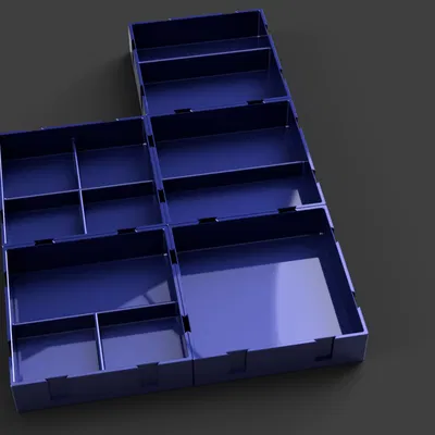 Khay Đựng Đồ Đa Năng / Hộp Tổ Chức Bàn Làm Việc 75mm