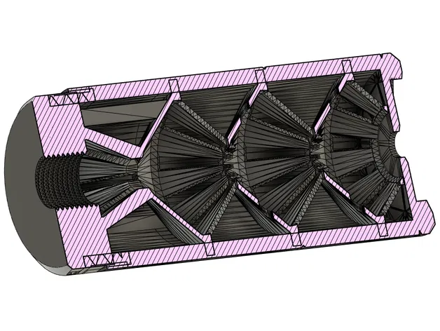 PBM Ringo-One Piece - Bộ giảm thanh PCP Airgun - Image 5