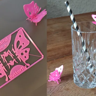 Thẻ Bướm Kit Card Kiểu Danh Thiếp