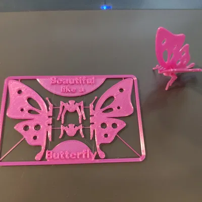 Thẻ Bướm Kit Card Kiểu Danh Thiếp