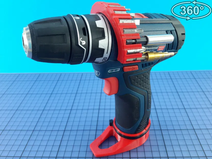 Giá đỡ pin và chỗ giữ mũi khoan Bosch v.1.3 - Image 1