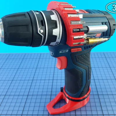 Giá đỡ pin và chỗ giữ mũi khoan Bosch v.1.3