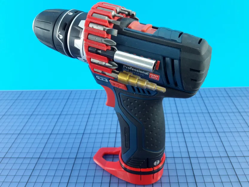 Giá đỡ pin và chỗ giữ mũi khoan Bosch v.1.3 - Image 2