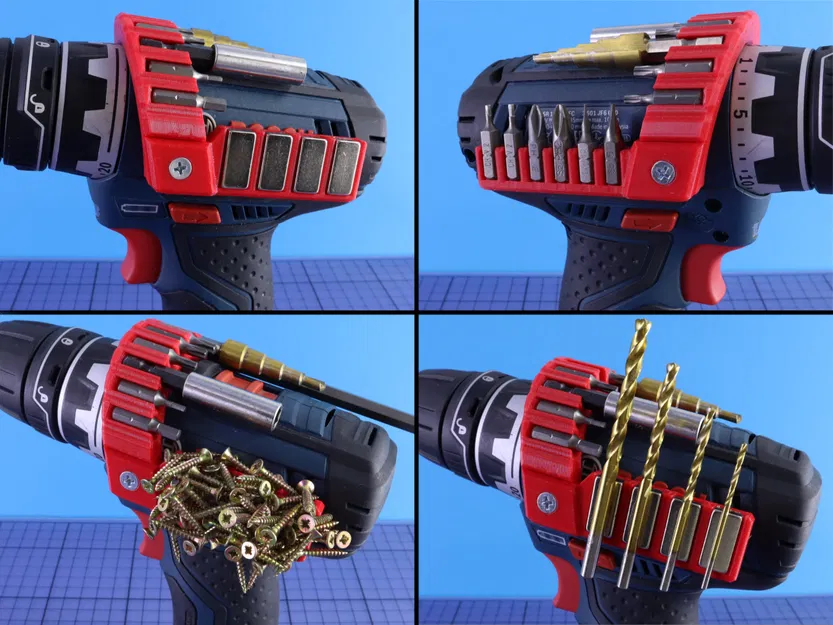 Giá đỡ pin và chỗ giữ mũi khoan Bosch v.1.3 - Image 3