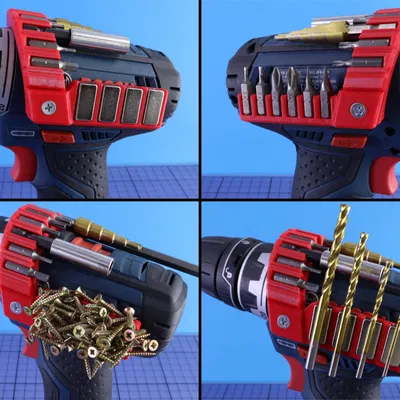 Giá đỡ pin và chỗ giữ mũi khoan Bosch v.1.3